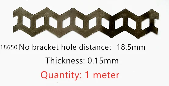 18650- und 21700-Batterie, 2P, gewellter Nickelstreifen, Nickelblech, W-Typ, Nickelstreifenspule, 2 Einheiten, W-Typ