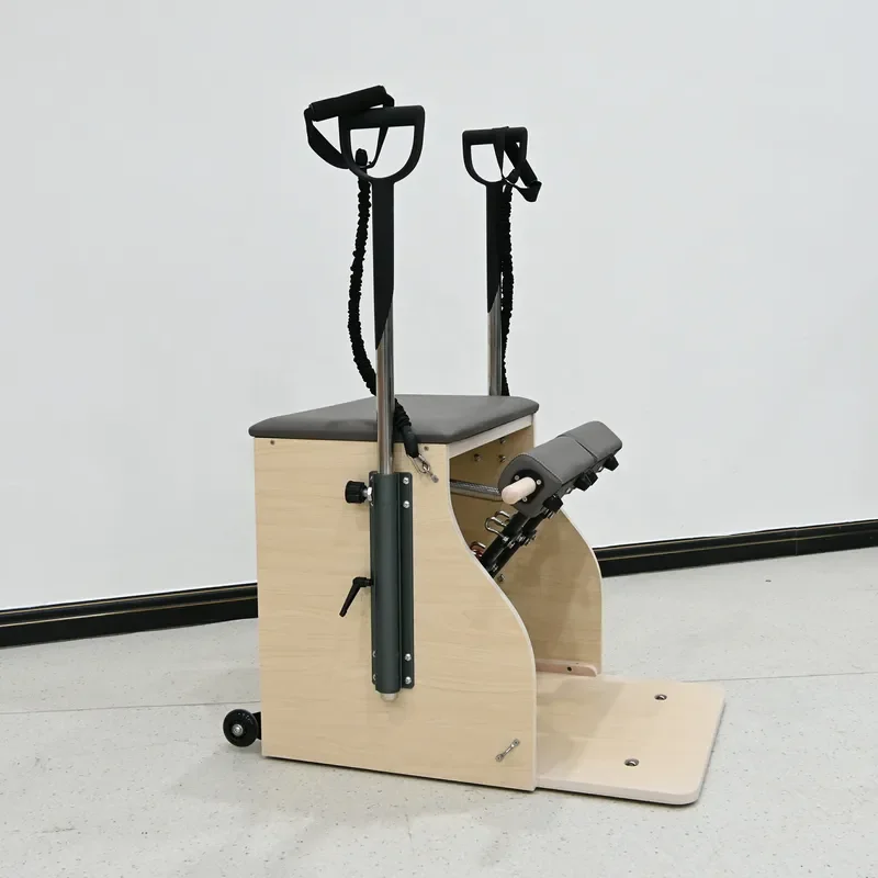 Imported Maple Wood Pilates Wunda Chair Ergonomic Design for Home Core Workout