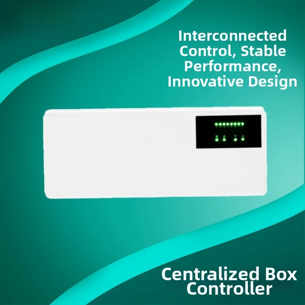 Image of GA-106 8-Zonen-Zentralheizungsregler Wandmontierte Heizkessel-, Pumpen- und Ventilaktuator-Steuerbox für Fußbodenheizungsmanagement
