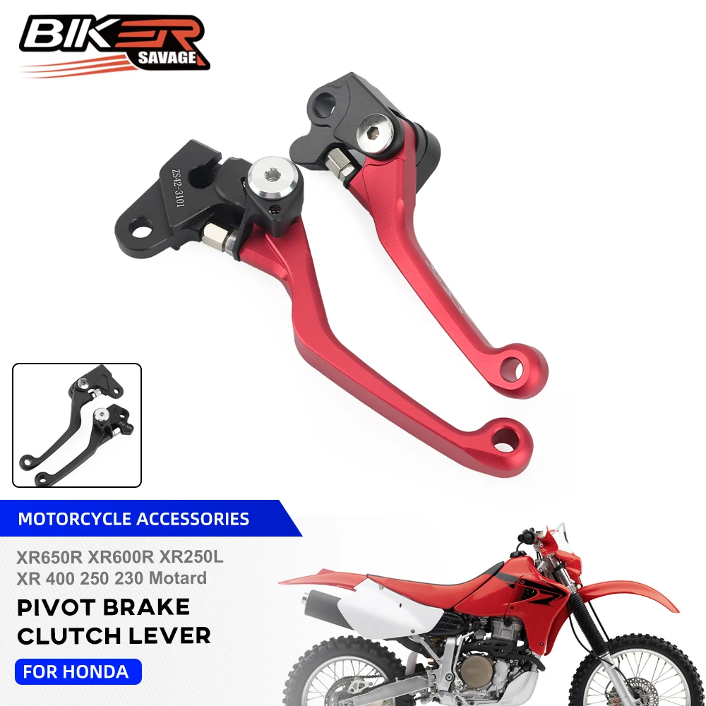 Motorcycle Pivot Brake Clutch Levers For HONDA XR650R 600R 250L XR 400 250 230 Motard Dirtbike Products Motocross Accessories