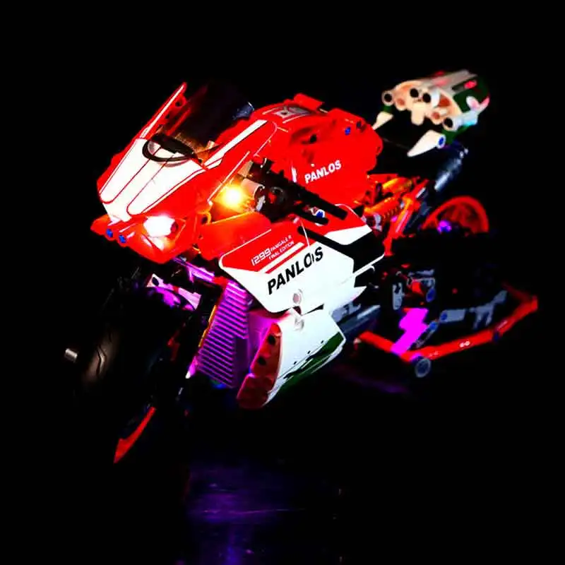 Premium DIY Led Light Kit For Lego 672001 CHIC-Block Motorbike (Only Led Light,Without Blocks Model) Brighten Up Your Creations