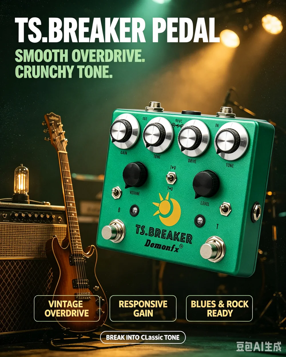 demonfx-gravity-ts-breaker-83-drive-guitar-effect-pedal-dual-drive-combine-two-drive-in-one-for-electric-guitar-effects