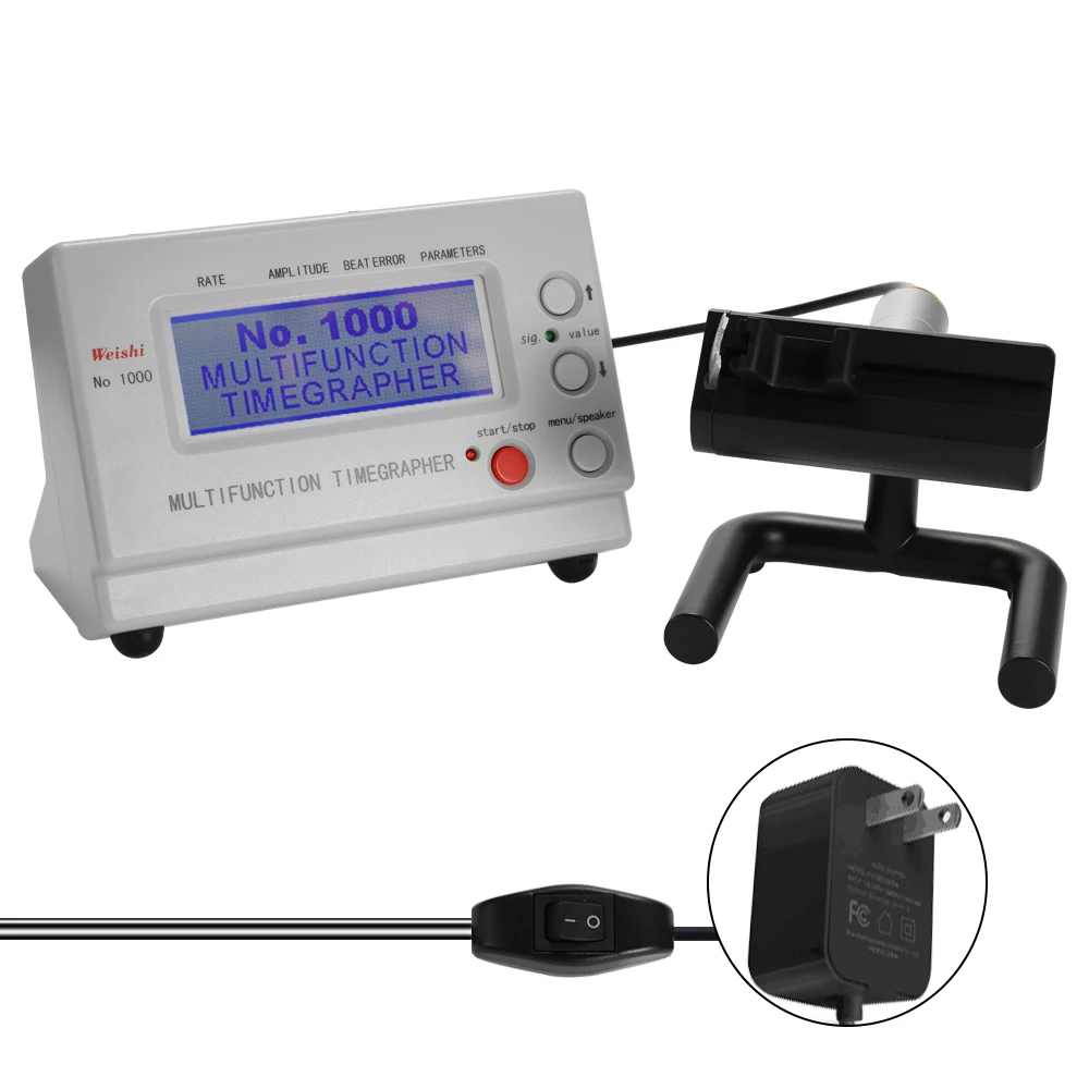 WeiShi No.1000/No.1900 Timegrapher Horloge Testing Tool Horloge Tester voor Reparateurs Hobbyisten Horloge Test Repareren Tool Timing Test