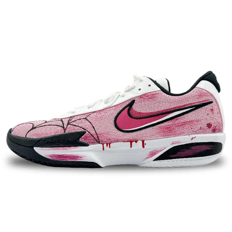 【Customize】Nike Air Zoom G.T. Cut Academy Basketball Shoes Men Low-top Pink Sneakers shoes FB2598-100