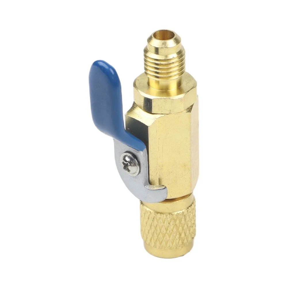 Brand New Practical Useful Straight Ball Valves Hose Barb Random Color Spare Parts For Refrigerant R410a 68 Mm