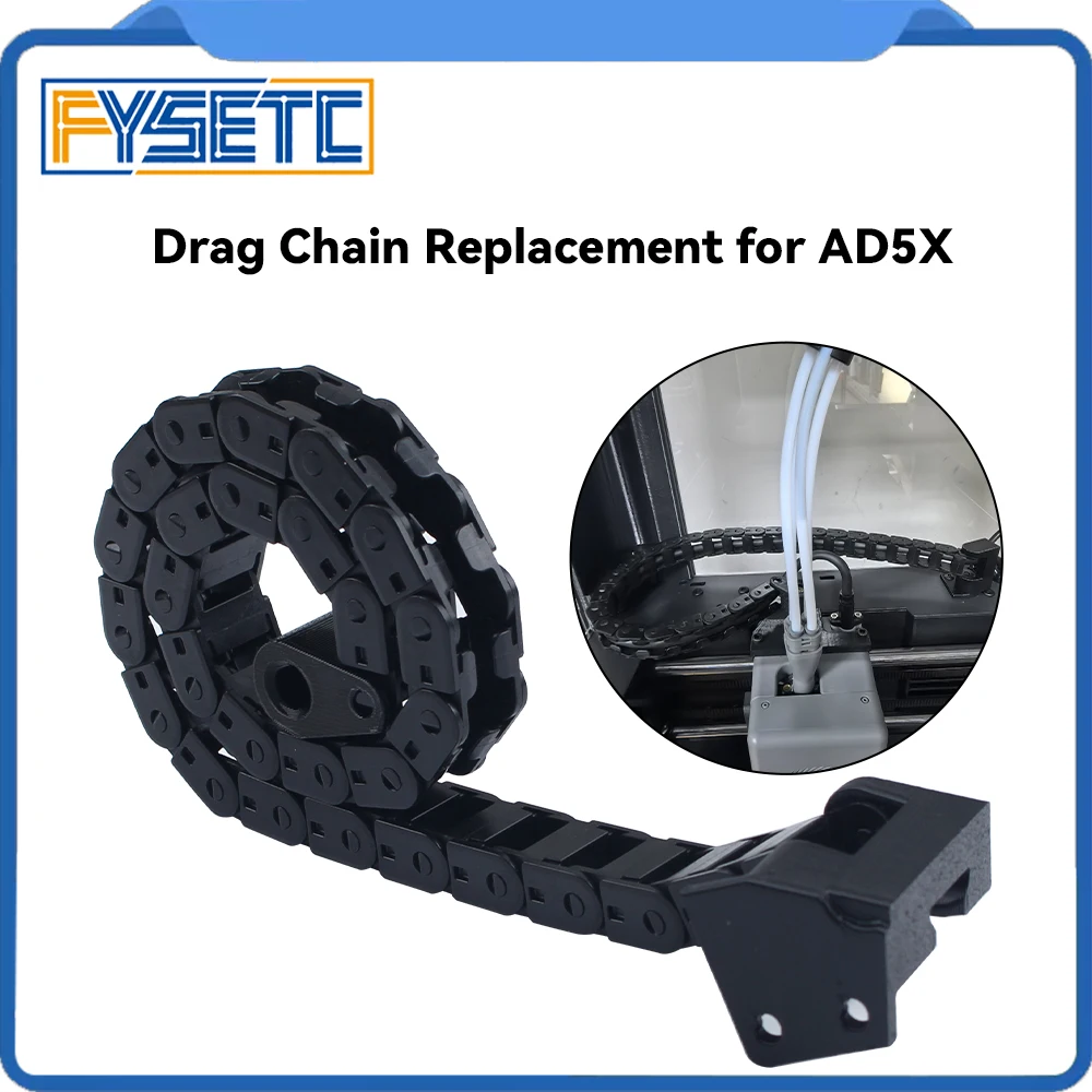 For Flashforge Adventurer 5X Open Drag Chain Cable Carrier 3d Pritner Upgraded Parts for AD5X 3D Printer
