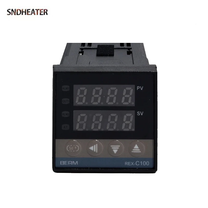 SNDHEATER REX-C100 AC100V AC240V مرحل/SSR إخراج PID التحكم في درجة الحرارة ترموستات مع M6 نوع K الحرارية عالية الدقة