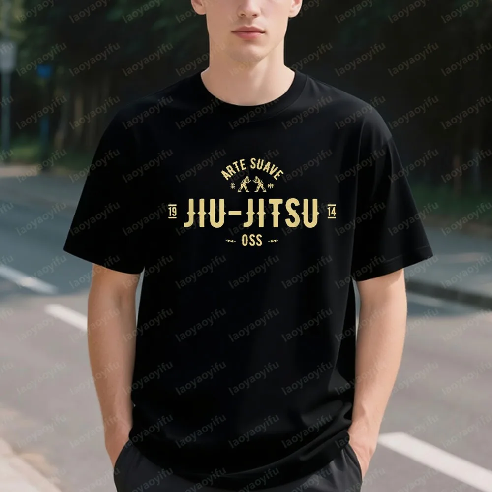 

Бразильская рубашка для джиу-джитсу Arte Suave Oss футболка BJJ футболка забавная одежда для спортсменов-дзюдо мужская женская хлопковая футболка с круглым вырезом