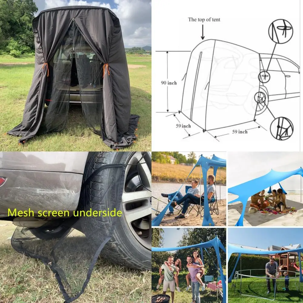 خيمة مأوى للباب الخلفي محمولة مقاومة للماء للخصوصية والأنشطة الخارجية #1