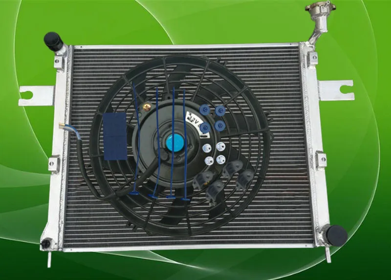 For 2006 07 08 09 2010 Jeep Grand Cherokee Commander 3.7 4.7L 6.1L 2839 Aluminum Radiator+FAN