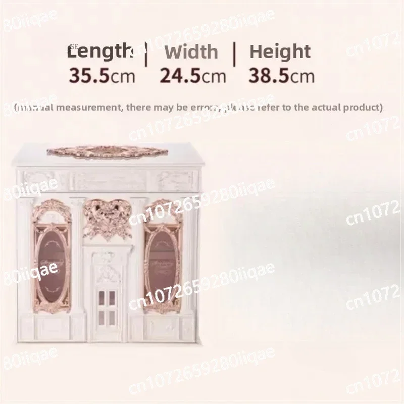 Luxury Design Large Gift Cosmetic Boxs for Gift Sweet Retro Makeup Organizers Storage Cabinets