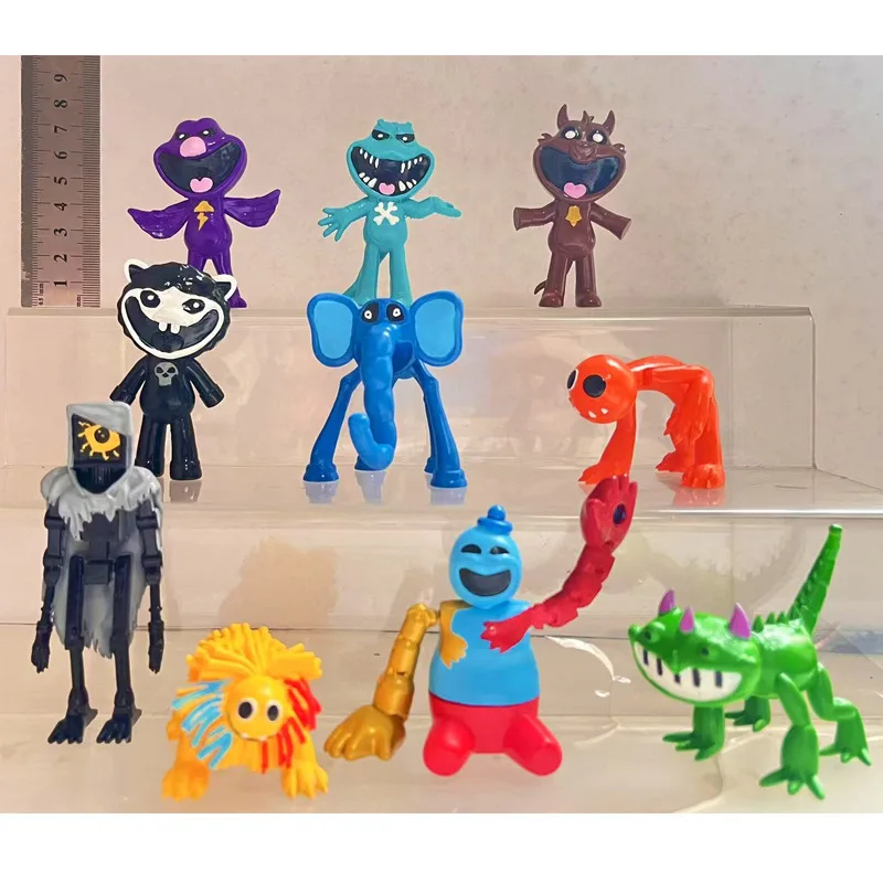 Nouvelle figurine Poppy Playtime 6,9 cm 4ème génération, modèle de jeu animal souriant, ornement emballé pour sac, transfrontalier
