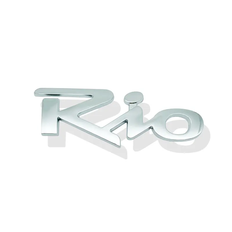 ثلاثية الأبعاد ABS سيارة ملصق رسالة شعار شارة سيارة الذيل الجانب ملصق مائي اكسسوارات لكيا ريو سبورتاج سيراتو الروح سورينتو سيارة ديكور #5