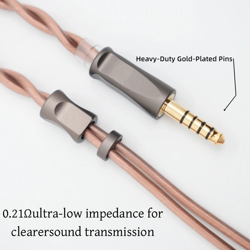 Kabel Nici HiFi 20 Premium IEM, wtyki 4.4mm/3.5mm/6.35mm z MMCX 2-Pin do IE900, IE600, IE300, N5005 i różnych IEM — zdjęcie produktu 4