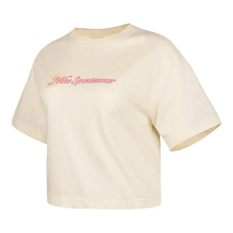 

Женская футболка NIKE ASWNSWCLUBSCROPCC для спорта и отдыха с короткими рукавами HV4948-110