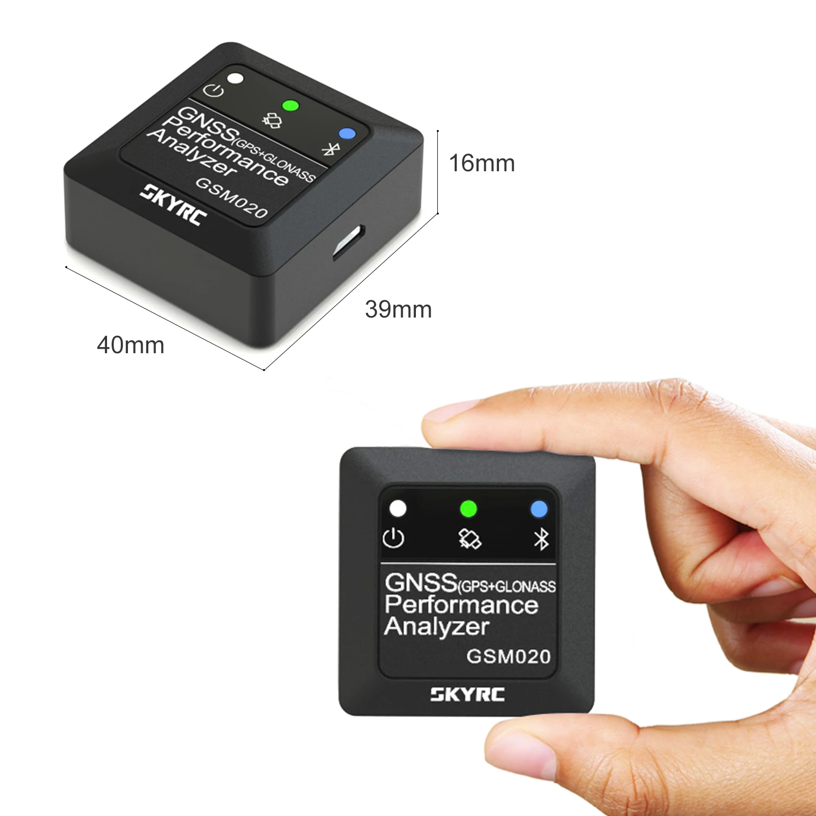 SKYRC GNSS GSM020 analyseur de Performance pour voiture RC avion hélicoptère FPV Drone de course mesure de la force G