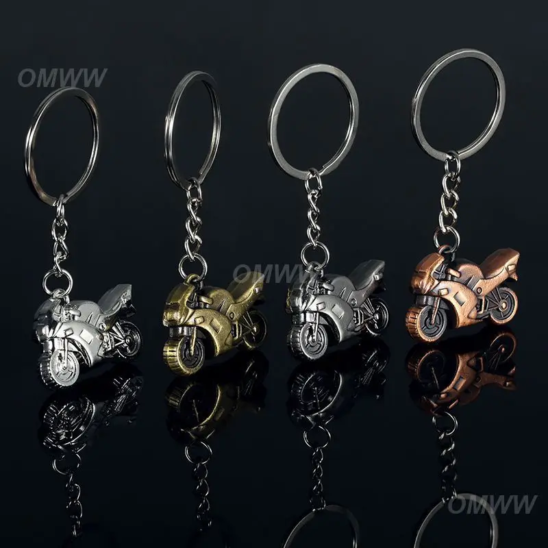 3d Craft Keychain Universal Zinc Alloy Motorcycle Pendant Key Chain Car Interior Accessories Car Key Holder Durable Keychain