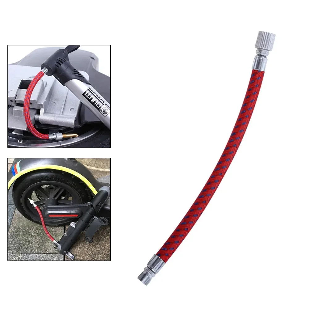 1pc Electric Scooters Bicycle Tyre Pump Air Inflator Extended Tube Extensions Hose Practical Tools For Skateboards Bikes