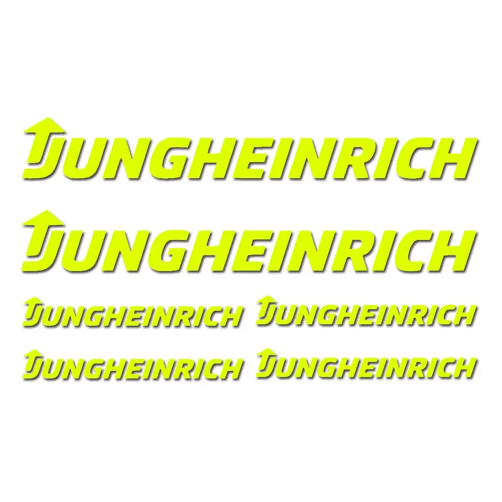 6 قطع لملصق Jungheinrich لرافعة شوكية درج رافعة شوكية شاحنة رافعة شوكية 40 سم