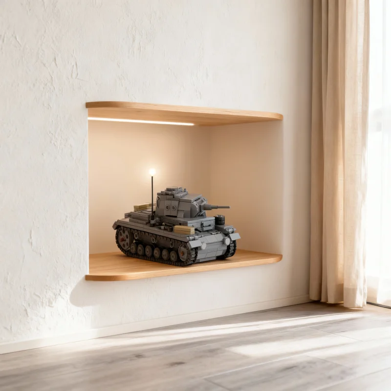 

537 деталей MOC Panzer III Ausf E: Сборная модель-конструктор, архитектурная игрушка, подарок на Рождество, развивающая игрушка для самостоятельной сборки на День рождения