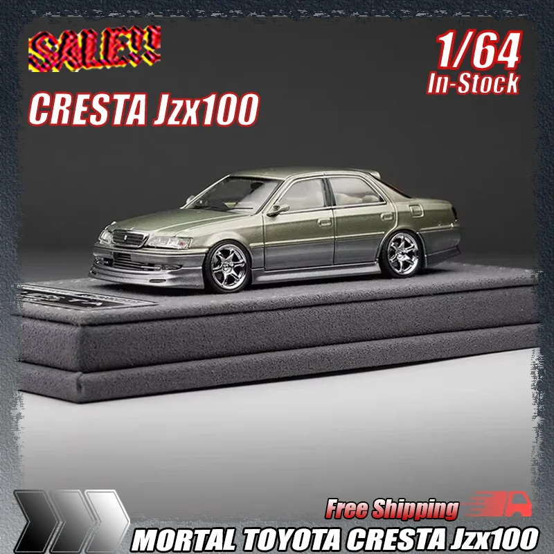 

Mortal 1:64 Toyota Cresta Jzx100 Alloy Diecast Car Model Millennium Green Custom Color For Collection Enthusiasts Hobby Display