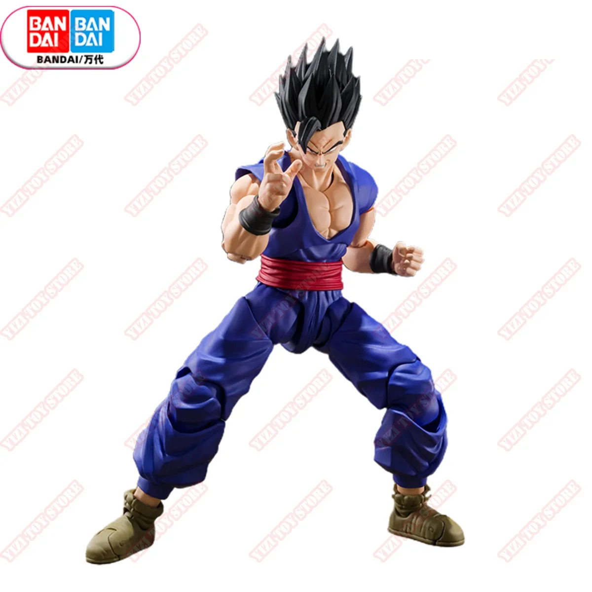 

BANDAI ORIGINAL Dragon Ball SHF SUPER HERO Son Gohan Super Saiya Второе издание аниме фигурки экшн-модель игрушки