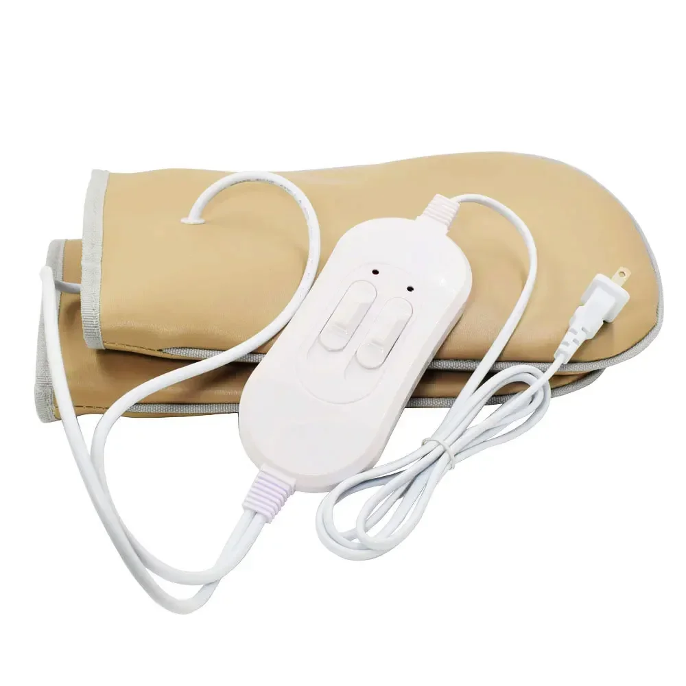 

Far Infrared Therapy Electric Heated Spa Feet Hand Glove Mitt Warm Vibration Massage Beauty Gloves