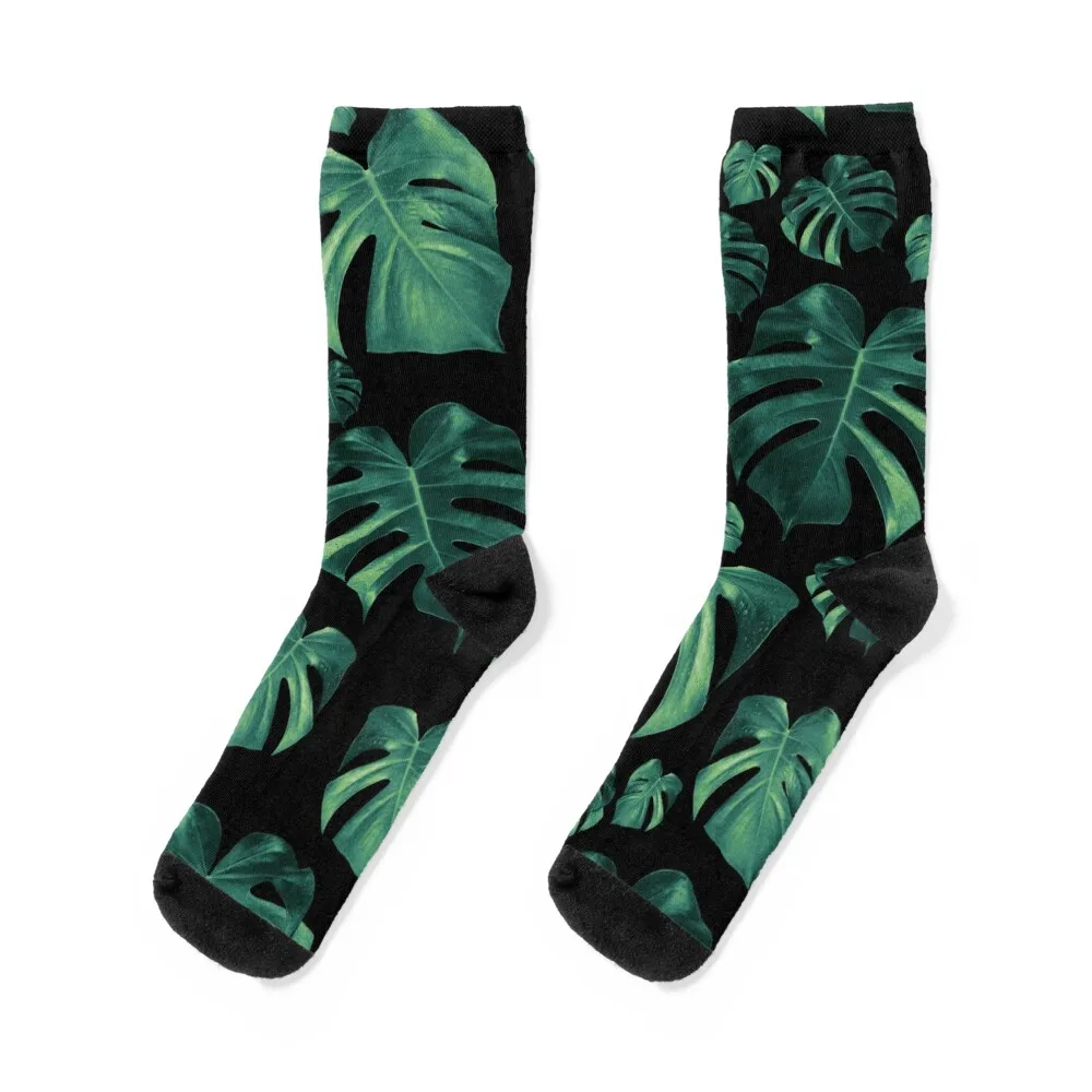 

Tropical Monstera Pattern #4 #tropical #decor #art Socks Novelties short Lots kawaii Socks Ladies Men's
