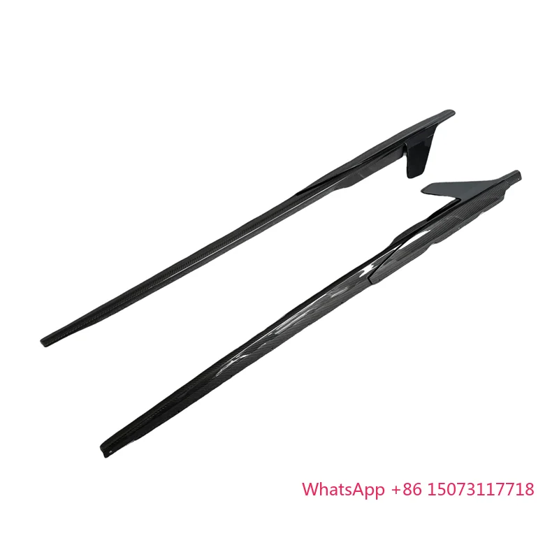 

Carbon Fiber Front Bumper Lip Front Canards Side Skirts Rear Diffuser for R8 21-23 Cap Style Body Kit