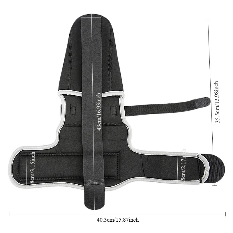 1pcs  Adjustable Day and Night Splint - Comfortable Nylon Support Brace for Foot Drop Stretching