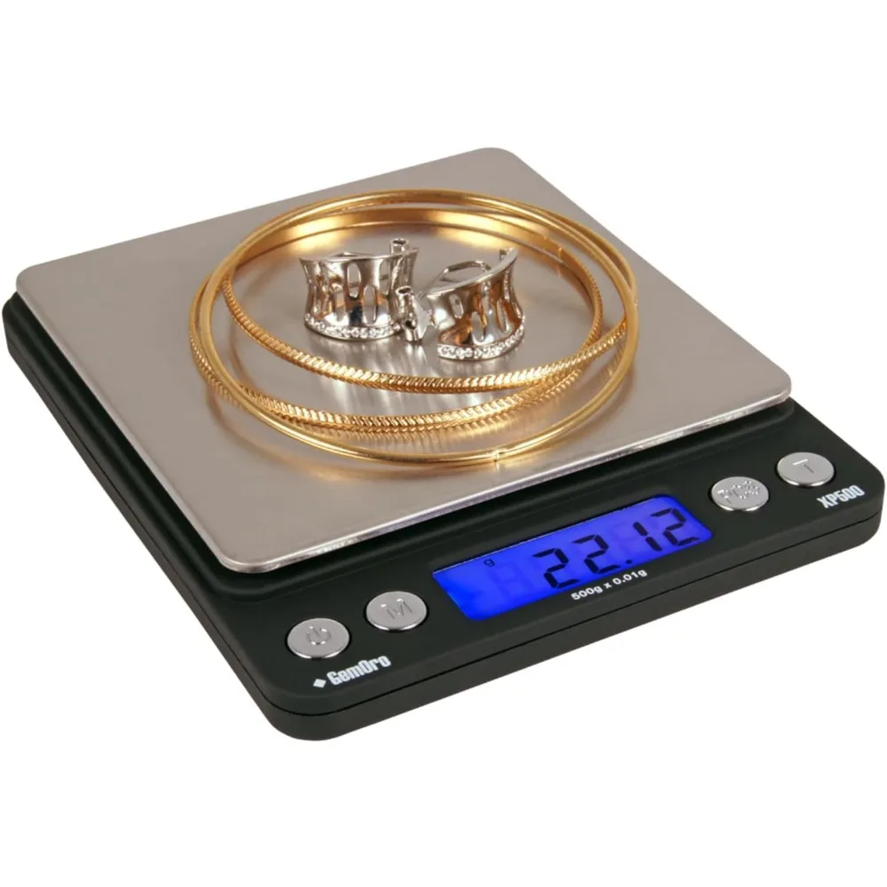 

Durable Precise Jewelry Scale, Portable Digital Tool with 500g x 0.01g Accuracy for Professional Use