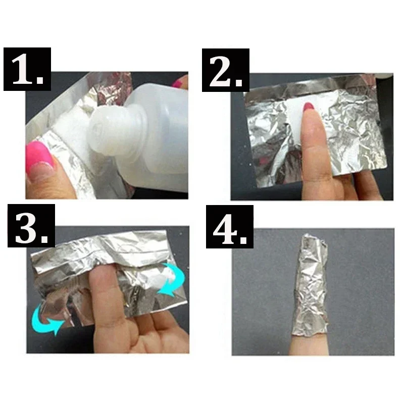 مسمار احباط يلتف الألومنيوم مزيل القصدير احباط مسمار يلتف مسمار الفن نقع قبالة هلام البولندية الاكريليك إزالة 50 قطعة/100 قطعة