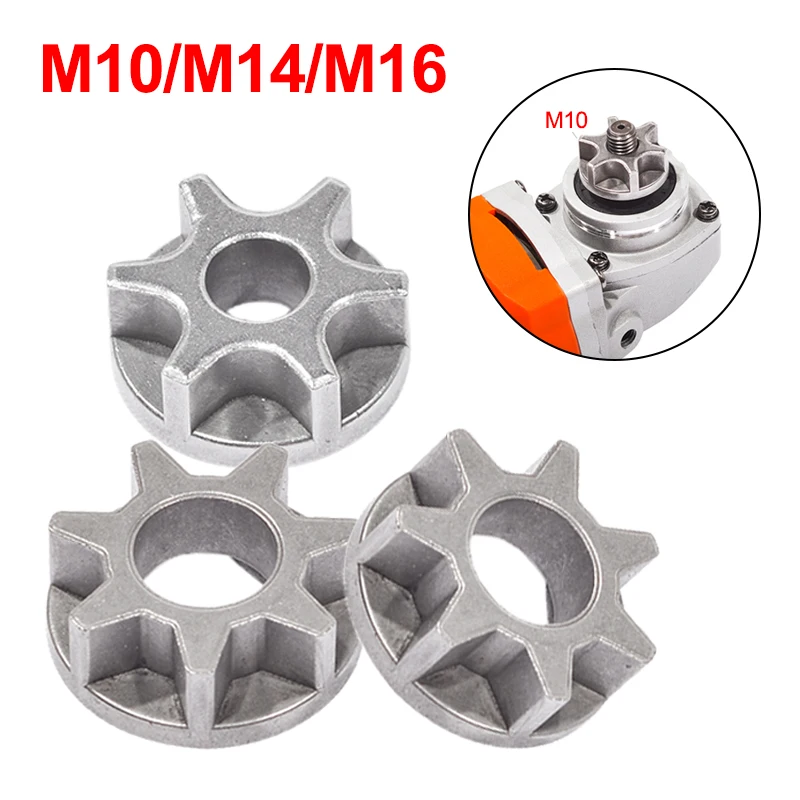 M10/M14/M16 ingranaggio motosega per 100/115/125/150/180 smerigliatrice angolare sostituzione ingranaggio sega pignone ruota catena motosega strumento