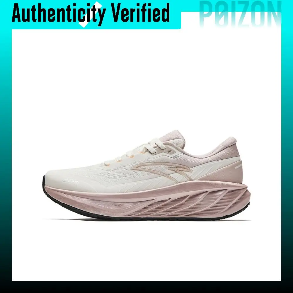 Anta Cloud Path Chaussures de course décontractées basses pour femmes en cuir synthétique et textile, antidérapantes et résistantes à l'abrasion 122445504-2