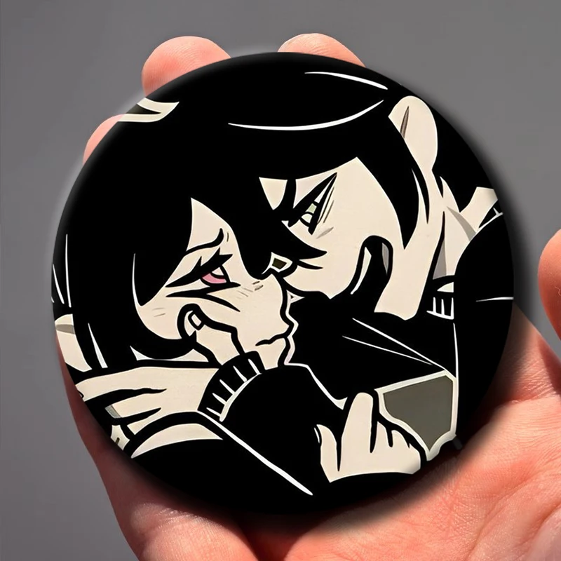 Anime Game The Coffin of Andy and Leyley Badge Creative Cartoon Figure Brooch Pins Backpack Shoes Decor Accessories Jewelry Gift