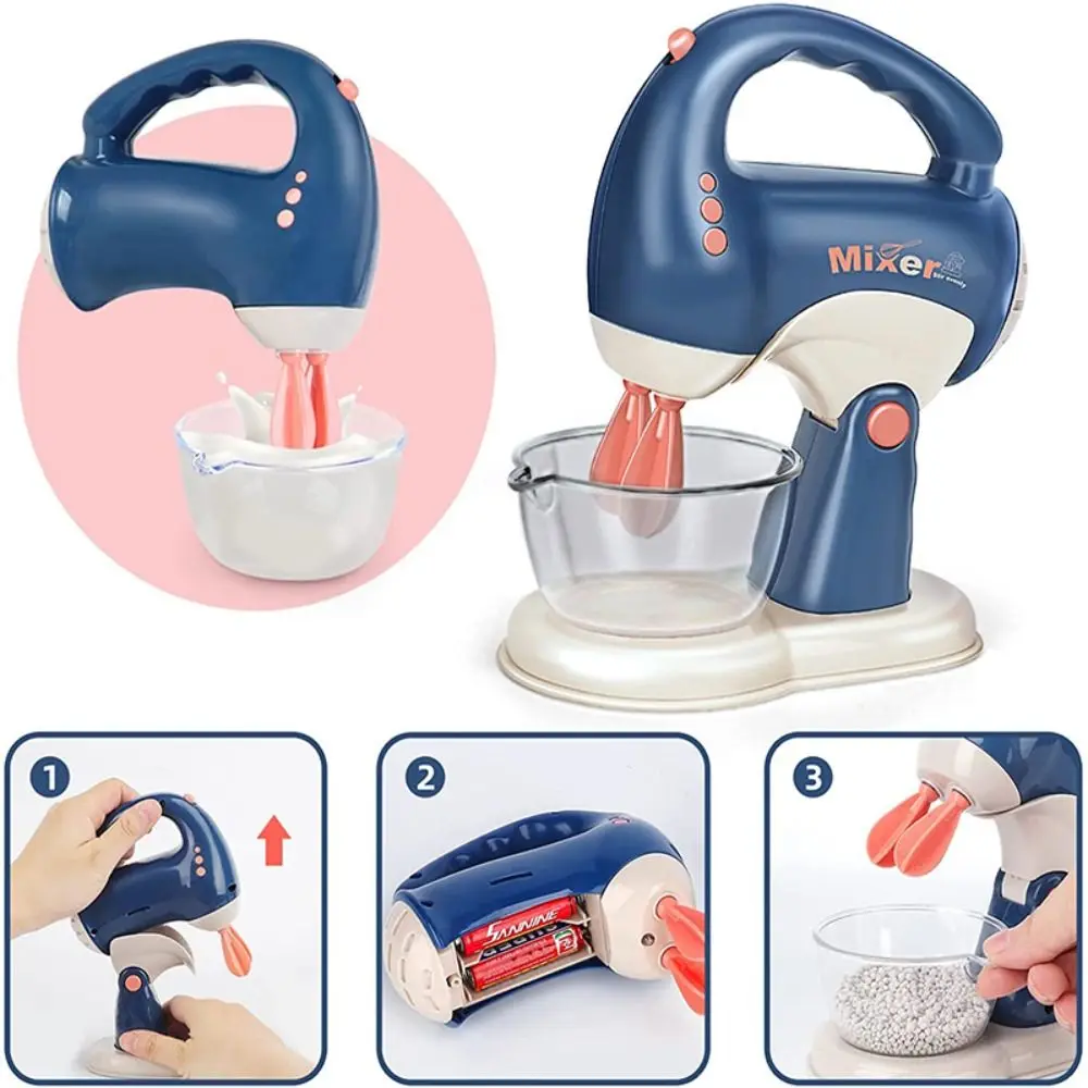 Kitchen Pretend Play Toys For Kids Electric Vacuum Cleaner Microwave Cooker Juicer Washing Machine Household Appliance Girls Toy