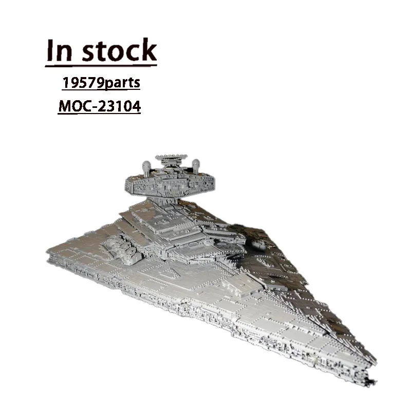 

MOC-23104 ISD интимлятор 77525, космический корабль, строительный блок, модель 1952 года, детали MOC, креативные строительные блоки для мальчиков и детей на день рождения, игрушка в подарок