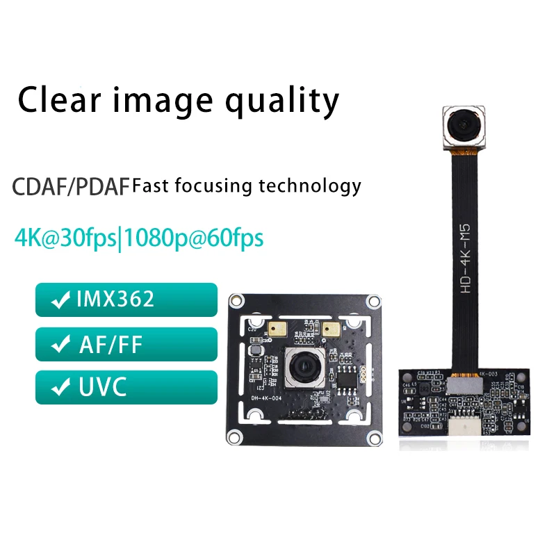 imx362 4k camera module high-definition FPC ribbon cable autofocus module USB driver free OTG 12MP