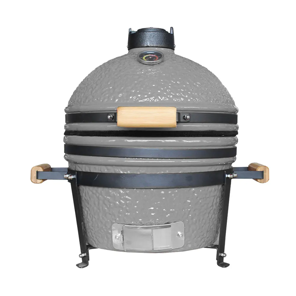 

16-дюймовый керамический угольный гриль-барбекю в стиле курильщика Камадо для домашнего декора, приготовления пищи на открытом воздухе и садовые принадлежности