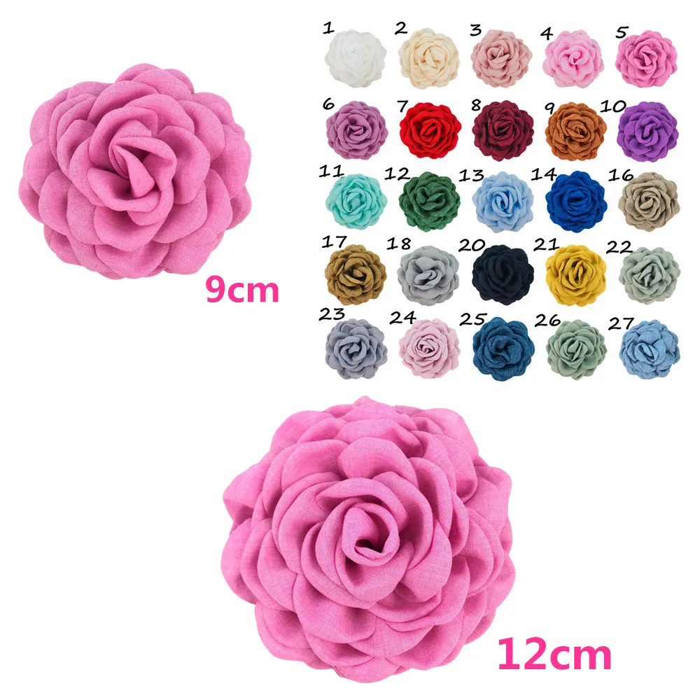 30pcs/lot Headband Burnt Edge Flower Children's accessory Handmade  DIY Apparel Accessories New Headwear Hair Accessories