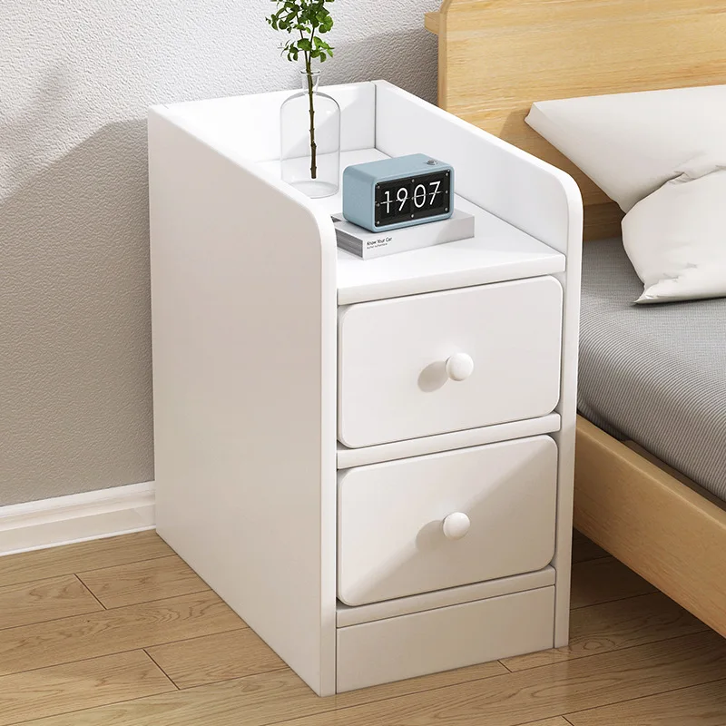 

Bedside Table Simple Modern Shelf Home Bedroom Narrow Crack Mini Ultra Narrow Small Storage
