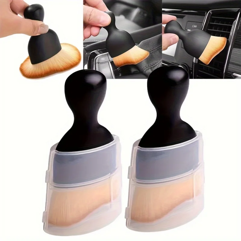 1PC Car Detail Cleaning Brush-Ultra Soft Bristles,Gentle Cleaning,Multi-Functional Car Interior Dust Removal Tool,Deep Cleaning