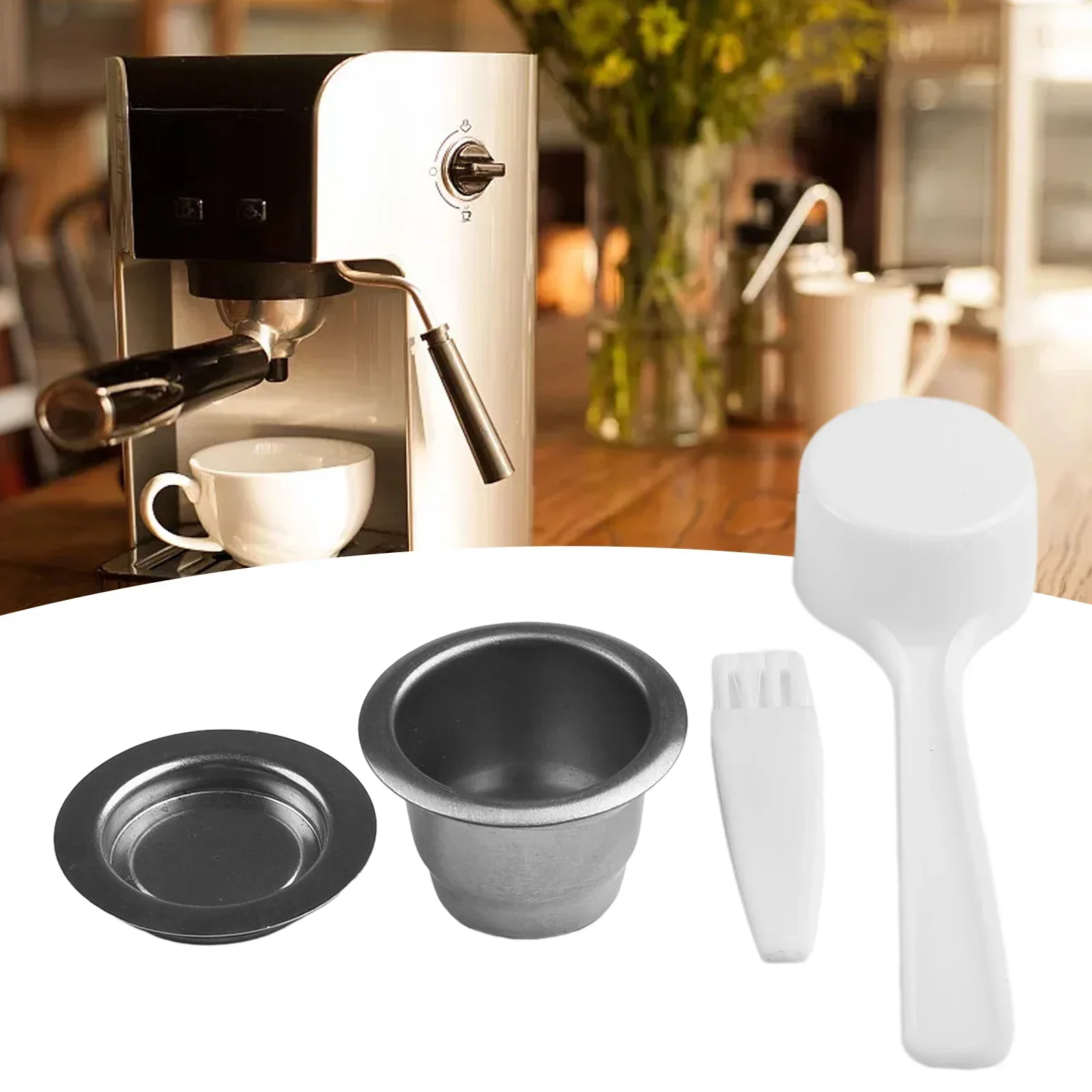 High Quality Coffee Capsule Cup Coffee Toos Reusable Saving 3.7*2.7cm Filter Element For Nescafe Permanently Sealed