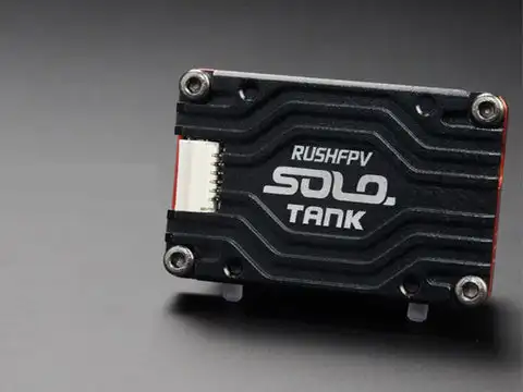 RUSH Solo Tank 5.8G VTX Video Transmitter CNC Shell 1.6W High Power Built-in Microphone Heat Dissipation Structure For RC FPV
