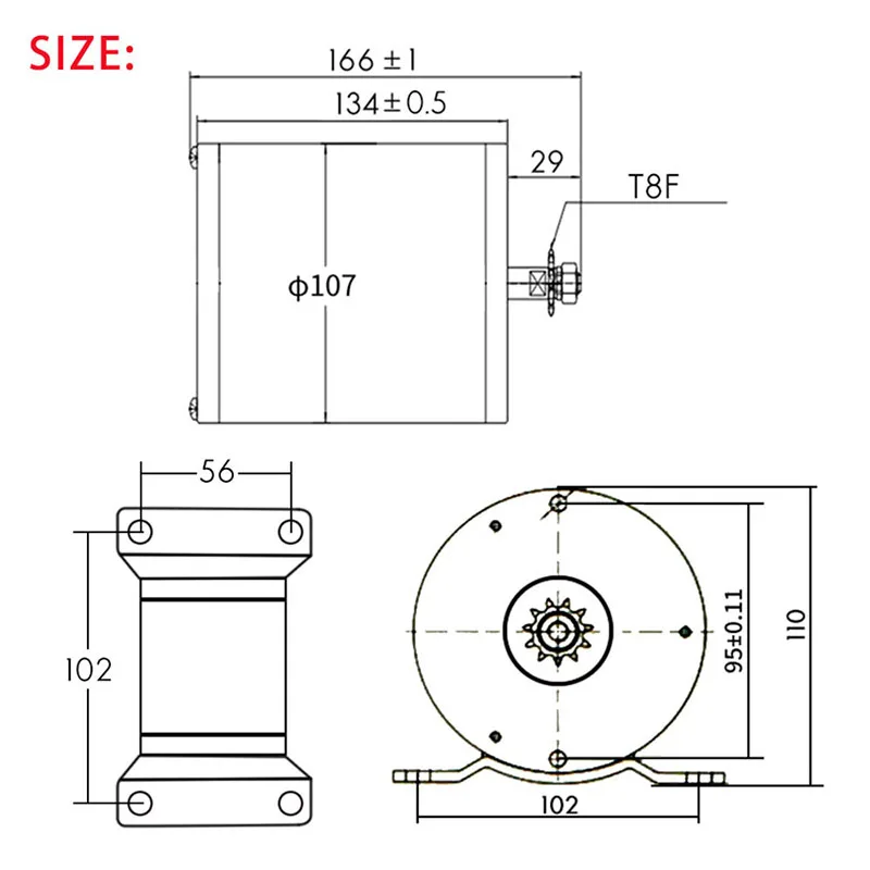 Ebike Motor 48v Brushless Motor 2000w Bike Engine Kit Electric Scooter Motor 3000w Electric Scooter Motor 1000w