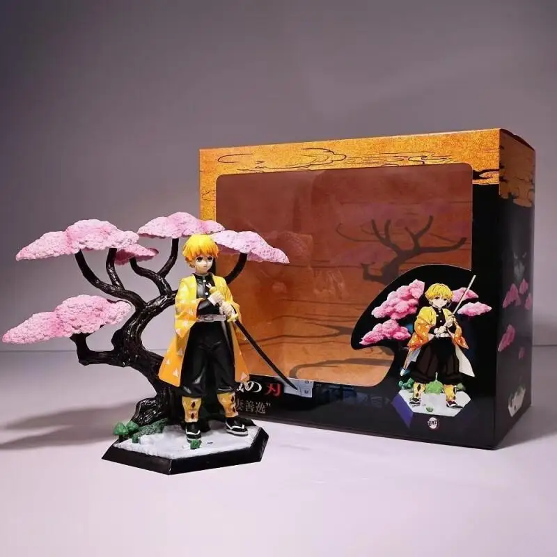 Demon Slayer Kamado Tanjirou Peripheral Kamado Nezuko Figure Kochou Shinobu Ornament Creative Cartoon Holiday Desktop Decoration