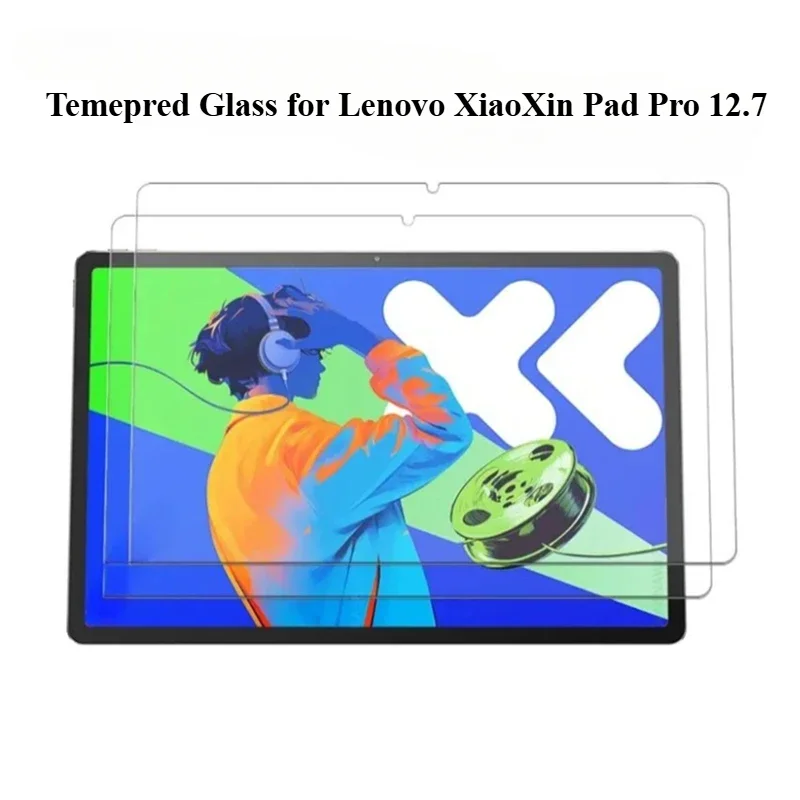 Vetro temperato per Lenovo XiaoXin Pad Pro 2023 Tablet protettivo da 12,7 pollici in vetro su XiaoXin Pad Pro 2025 Protezione schermo da 12,7"