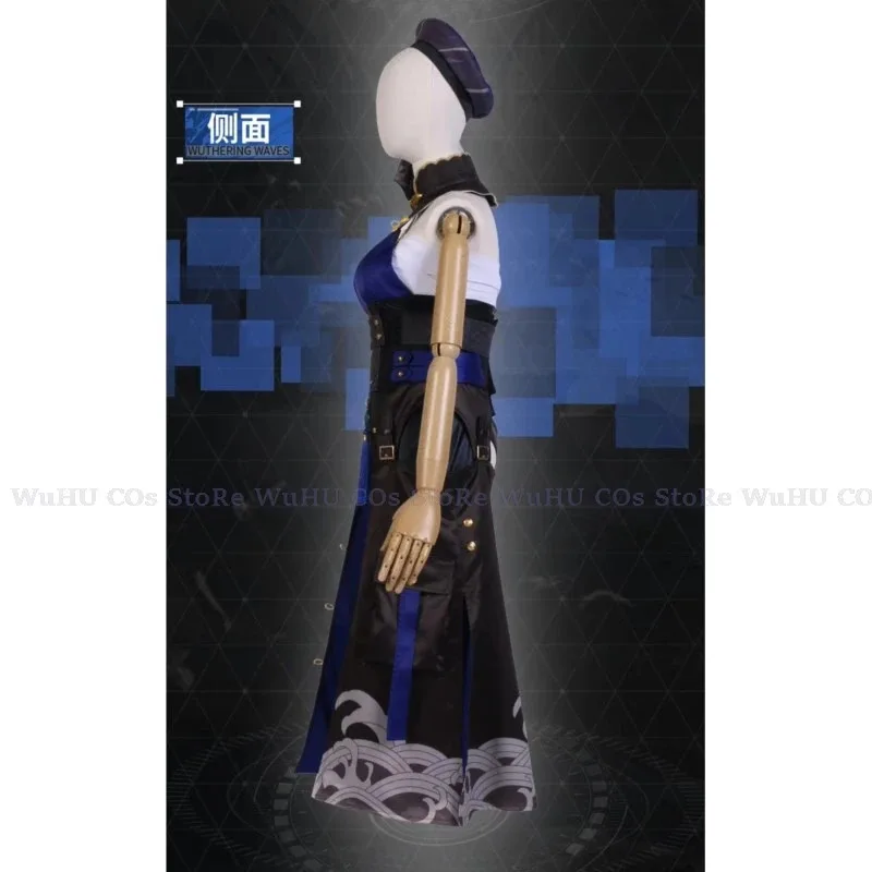 Juego Wuthering Waves Yangyang disfraz de Cosplay traje Cool Unifrom vestido peluca sombrero juego de rol traje de fiesta de Halloween Womenv;2,r'6;t.