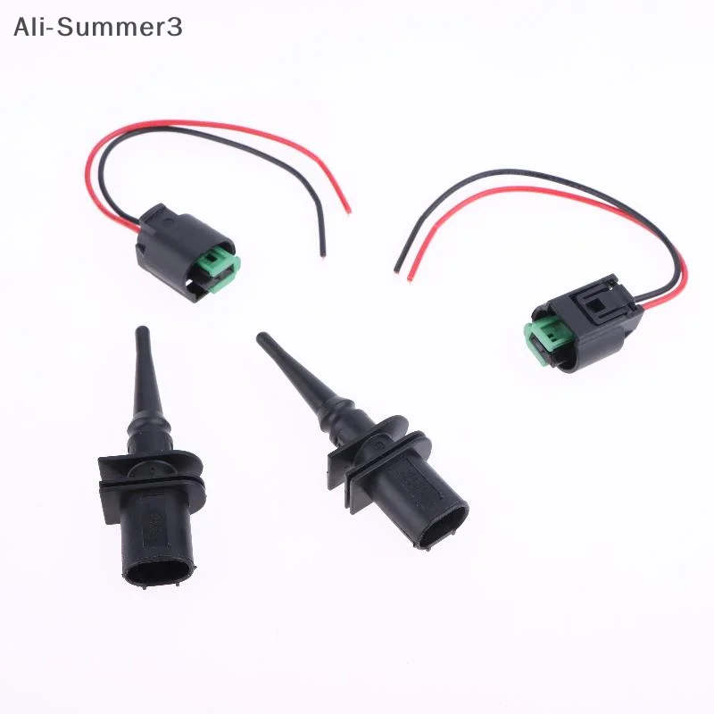 مستشعر درجة حرارة الهواء الخارجي المحيط مع لـ 1 6 7 Series E39 E46 X3 X5 X6 Z4 Z8 MINI R50 R53 R56 R55 موصل التوصيل