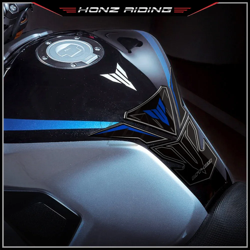 

For Yamaha MT-09 MT09 2013 2014 2015 Motorbike Gas Tank Pad Protection Decal 3D Resin